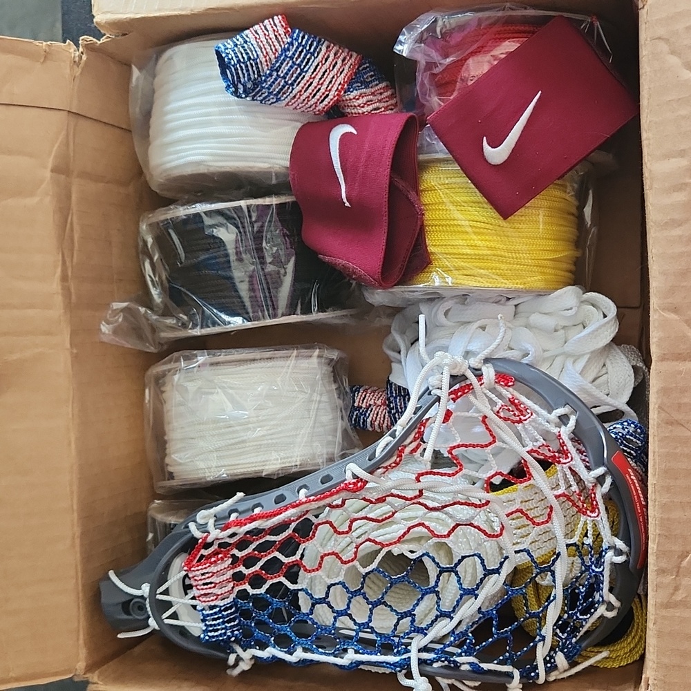 Box of bulk LaCrosse items